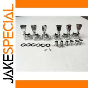 Chrome Guitar Tuning Pegs Set 3R3L