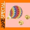 Young Forever Hot Air Balloon Enamel Brooch Pins