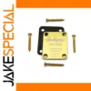Gold Electric Guitar Neck Plate Set