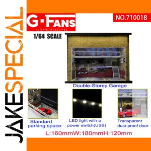 G-Fans 1/64 Scale Miniature Garage Model