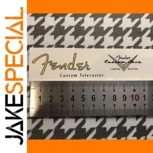 3 Piece Fender Custom Telecaster Headstock Decal Set