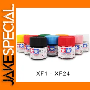 10ml Tamiya Water-Based Flat Acrylic Paint XF1-XF24