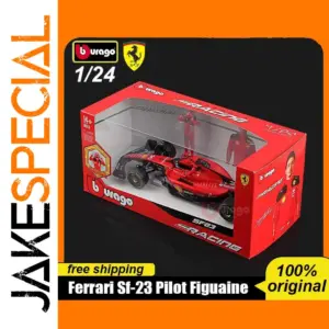 Bburago Ferrari Sf-23 1:24 F1 Model with Pilot Figurines