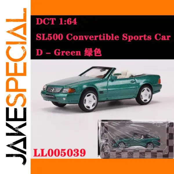DCT 1:64 Scale SL500 Convertible Diecast Model