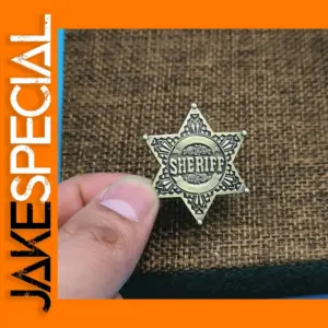Six-pointed Star Sheriff Badge Lapel Pin