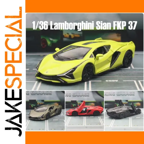 1/36 Lamborghini Sian FKP 37 Diecast Model for Collectors