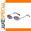 Luxury Rimless Sunglasses for Women Men S8068A