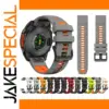 Two-Tone Silicone Strap for Garmin Fenix 8/7/Descent