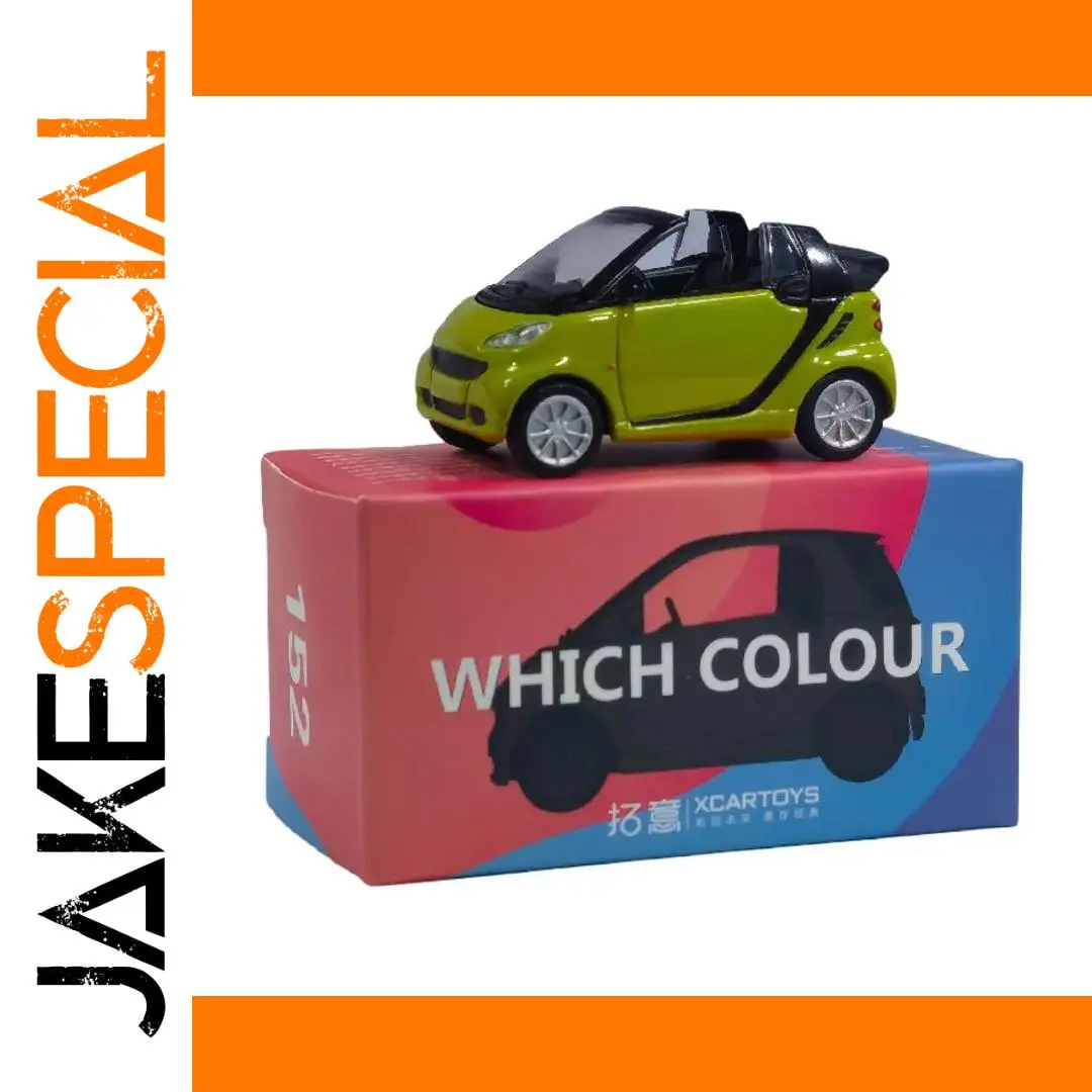 Smart Fortwo 1:64 Alloy Model in Lime Green 1 Smart Fortwo 1:64 Alloy Model in Lime Green