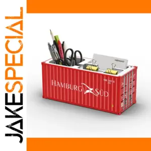 Red Shipping Container Desk Organizer
