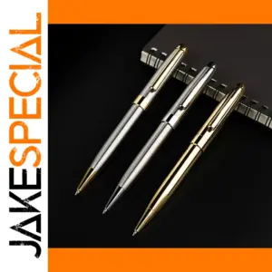 Elegant Retractable Stainless Steel Ballpoint Pen