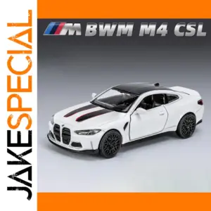 BMW M4 CSL Diecast Model 1:36 White