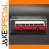 Vintage Red Bus Display Model with Case