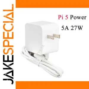 Raspberry Pi 5 Official 27W USB-C Power Supply