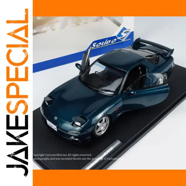 SOLIDO 1/18 RX7 FD RS Alloy Model Car