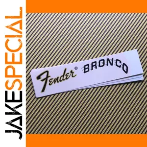 Fender Bronco Headstock Decal Set of 3