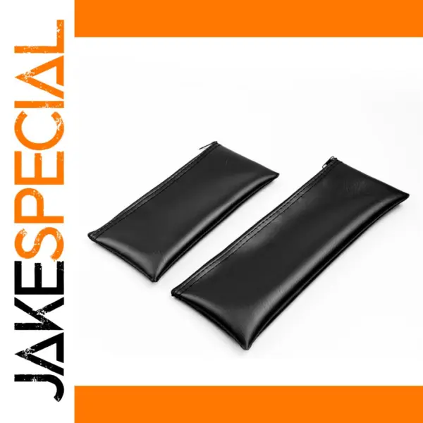 2-Pack Leather Microphone Storage Cases for Shure Wireless