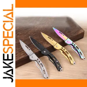Stainless Steel Folding Keychain Knife