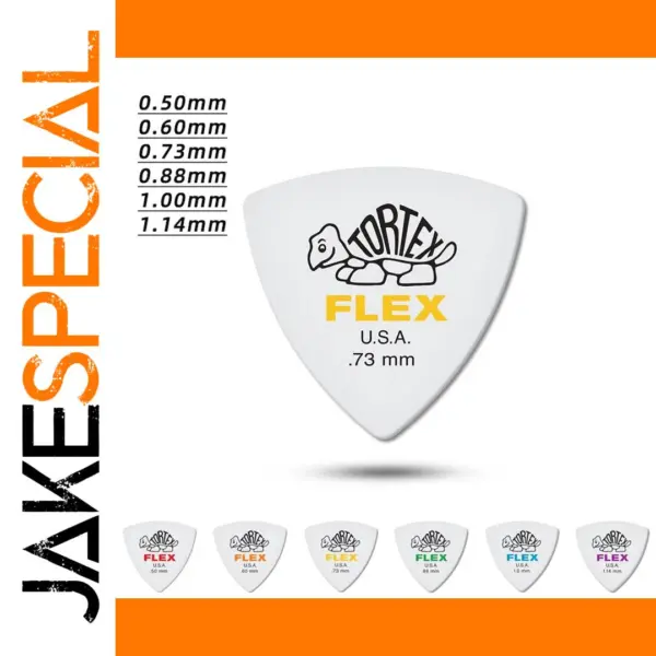 Dunlop 456R FLEX Tortex Jazz Picks Set