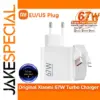 Original 67W Xiaomi Turbo Fast Charger for Mi and Redmi Series