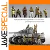 1/72 Soviet Winter Soldier Squad Resin Model Set
