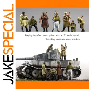 1/72 Soviet Winter Soldier Squad Resin Model Set