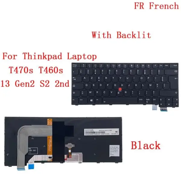 Backlit Keyboard for Lenovo ThinkPad T470s - Image 11