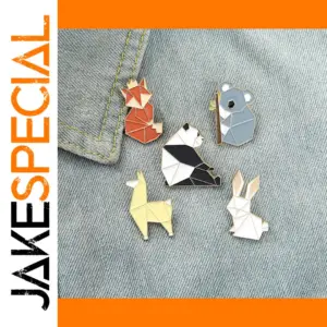 Cute Animal Enamel Pins for Bags and Clothes