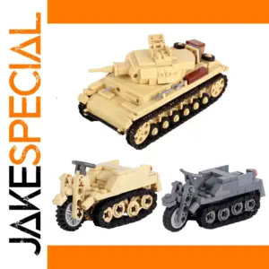 WW2 German Tank Building Block Set SDKFZ. 2 Half Track