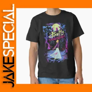 Vintage Buffy Vampire Slayer Horror T-Shirt for Men
