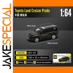 1:64 Scale Die-Cast Toyota Land Cruiser Prado