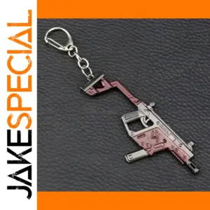 Metal Submachine Gun Keychain Pendant 10-12cm