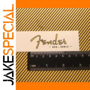 3 Pcs Duo-Sonic Guitar Headstock Decals Set