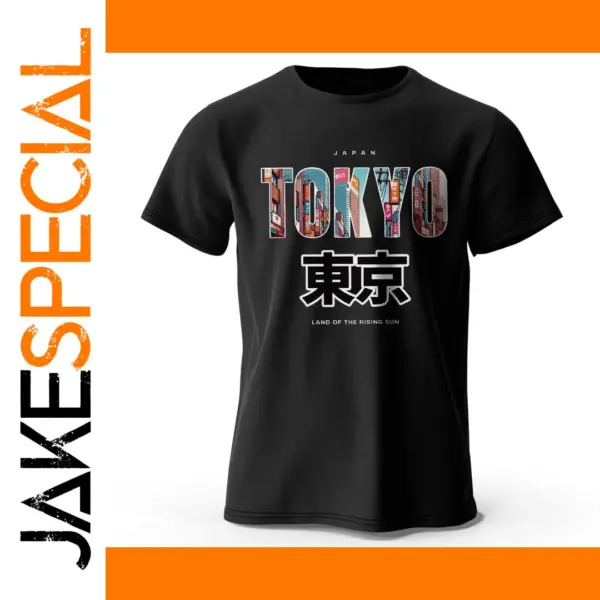 Tokyo Printed Cotton Casual T-Shirt for Men and Women