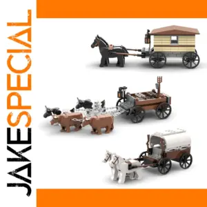 Medieval Carriage Building Blocks Kit for Adults