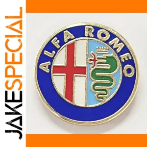 Alfa Romeo Logo Enamel Pin Metal Badge