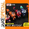Maisto 1:18 2021 Ducati Moto GP Lenovo Team #43 #63 Motorcycle Diecast Model Edition Alloy Luxury Vehicle Toys Collection Gift