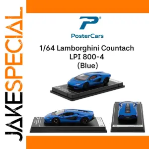 1/64 Lamborghini Countach LPI 800-4 Blue Model