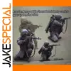 1/35 Scale Resin WWII Infantry Figure Kit Unassembled