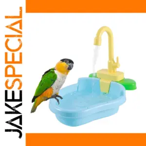 Parrot Bath Basin with Circulating Water