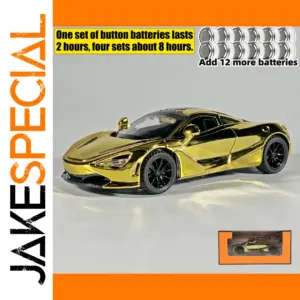 McLaren 720S 1:32 Diecast Model Car Gold
