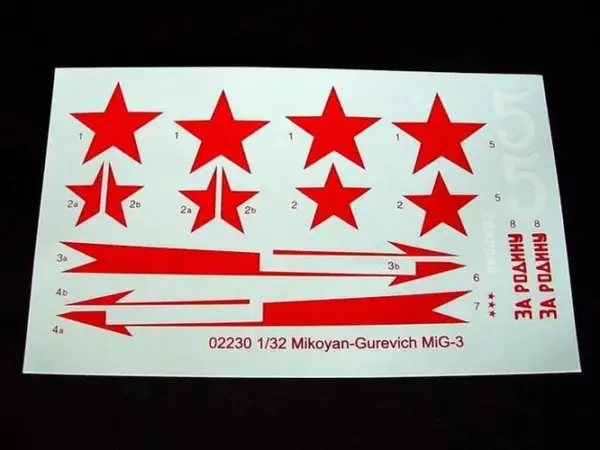 Mikoyan Gurevich MiG-3 1:32 Plastic Model Kit - Image 4