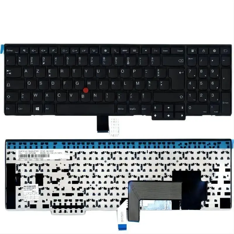 Lenovo ThinkPad French Backlit Keyboard P50S T560 2 Lenovo ThinkPad French Backlit Keyboard P50S T560 - Image 2
