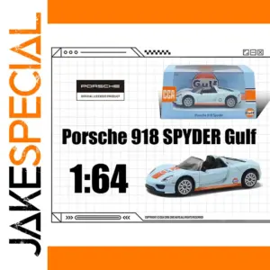 Porsche 918 Spyder Gulf Racing 1:64 Model Car