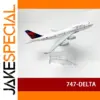 Delta Airlines Boeing 747 Model Airplane Scale Model