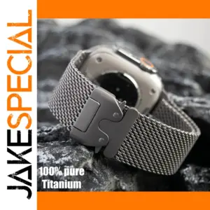 Titanium Milanese Loop Strap for Apple Watch