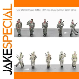 1/72 Chinese Parade Soldier Squad Set in Camo