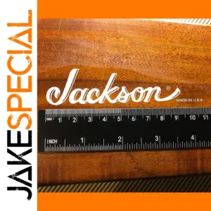 3-Piece Jackson Logo Guitar Headstock Decals