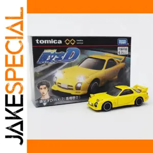 Mazda RX-7 Yellow Diecast Model by Tomica