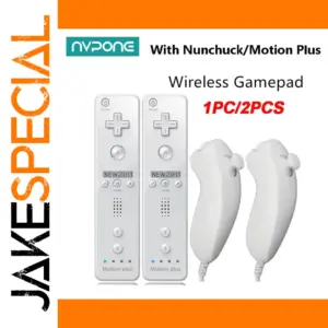 Wireless Remote Controller with Nunchuck for Wii